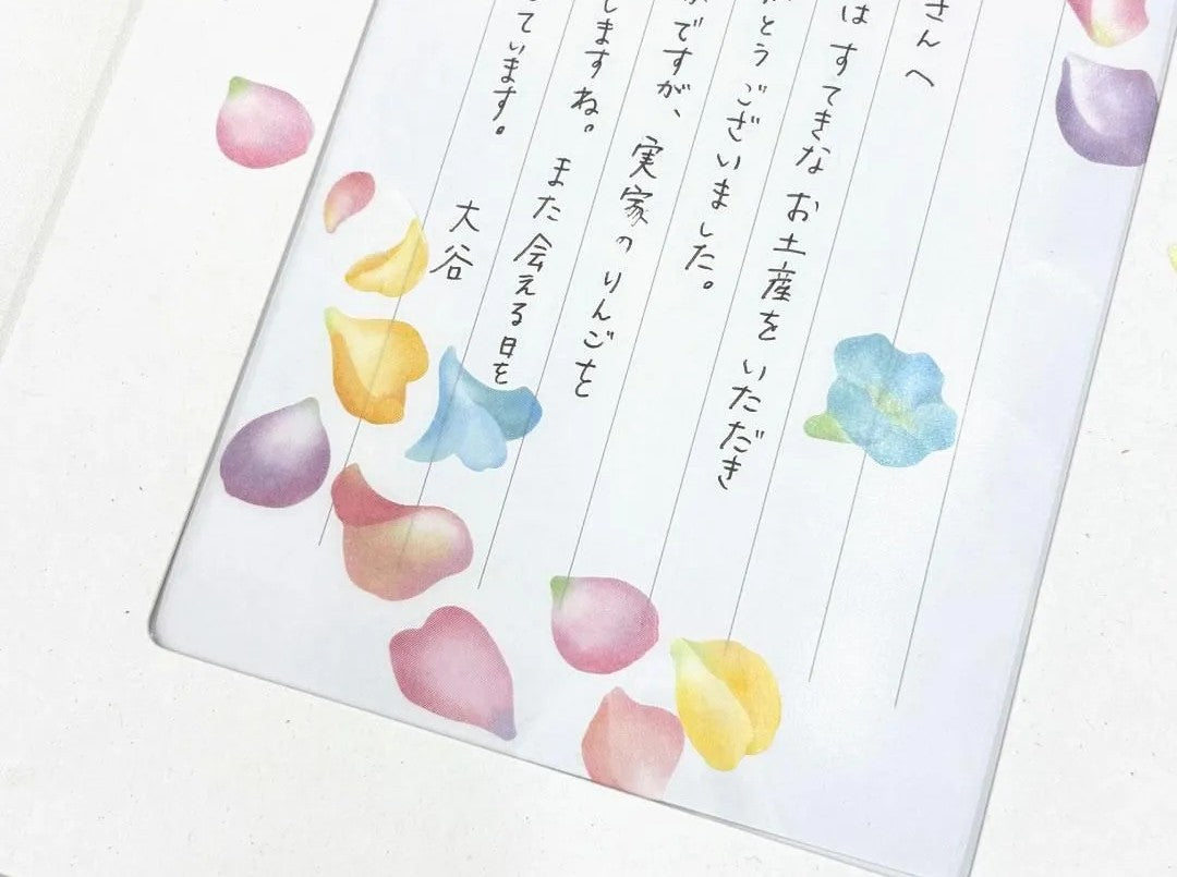 Washi Roll Sticker Flower Shower