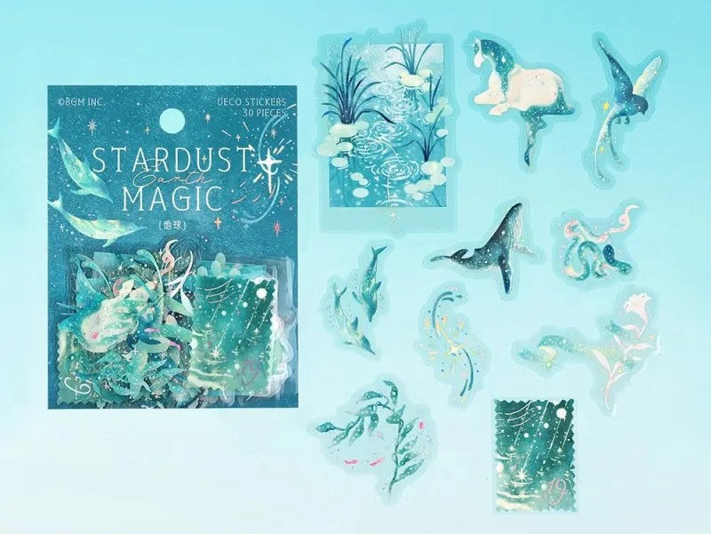Flake Stickers Stardust Magic Earth
