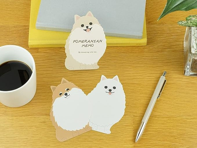 Die Cut Skriveblokk Pomeranian