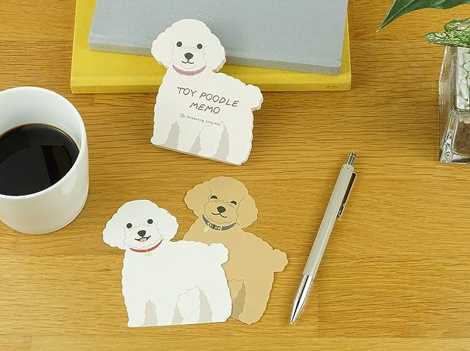 Die Cut Skriveblokk Toy Poodle