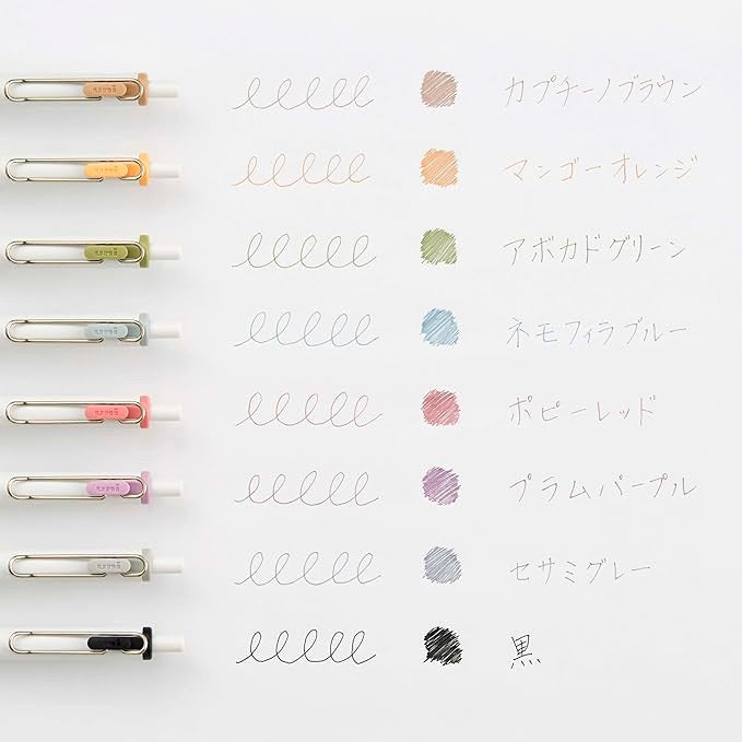 Uni-ball ONE Fika Color 8 set 0.38mm