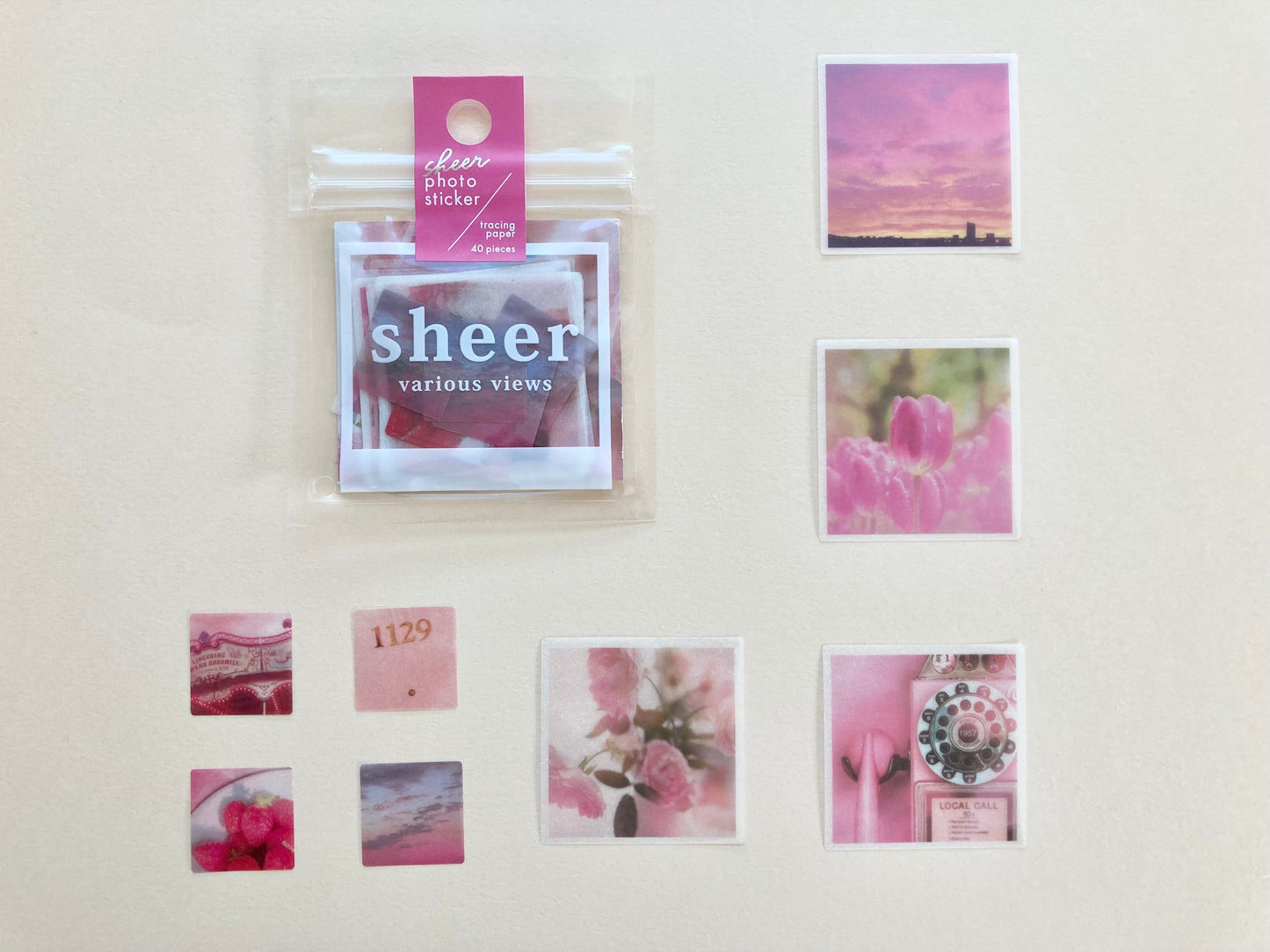 Sheer Photo Stickers