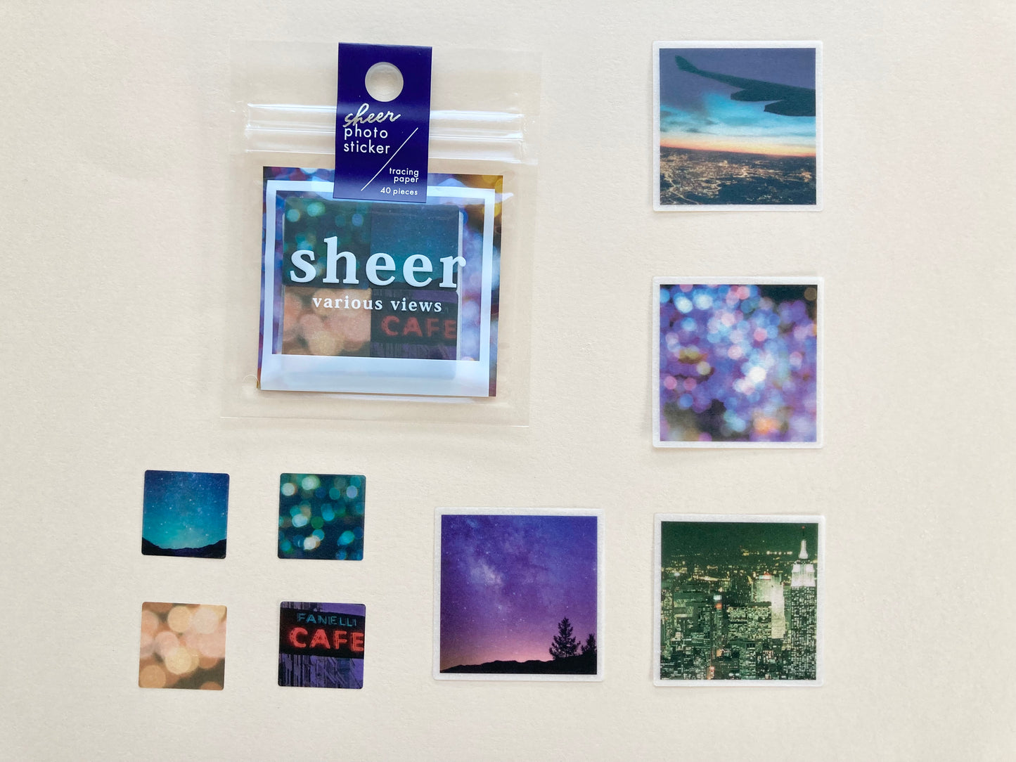 Sheer Photo Stickers