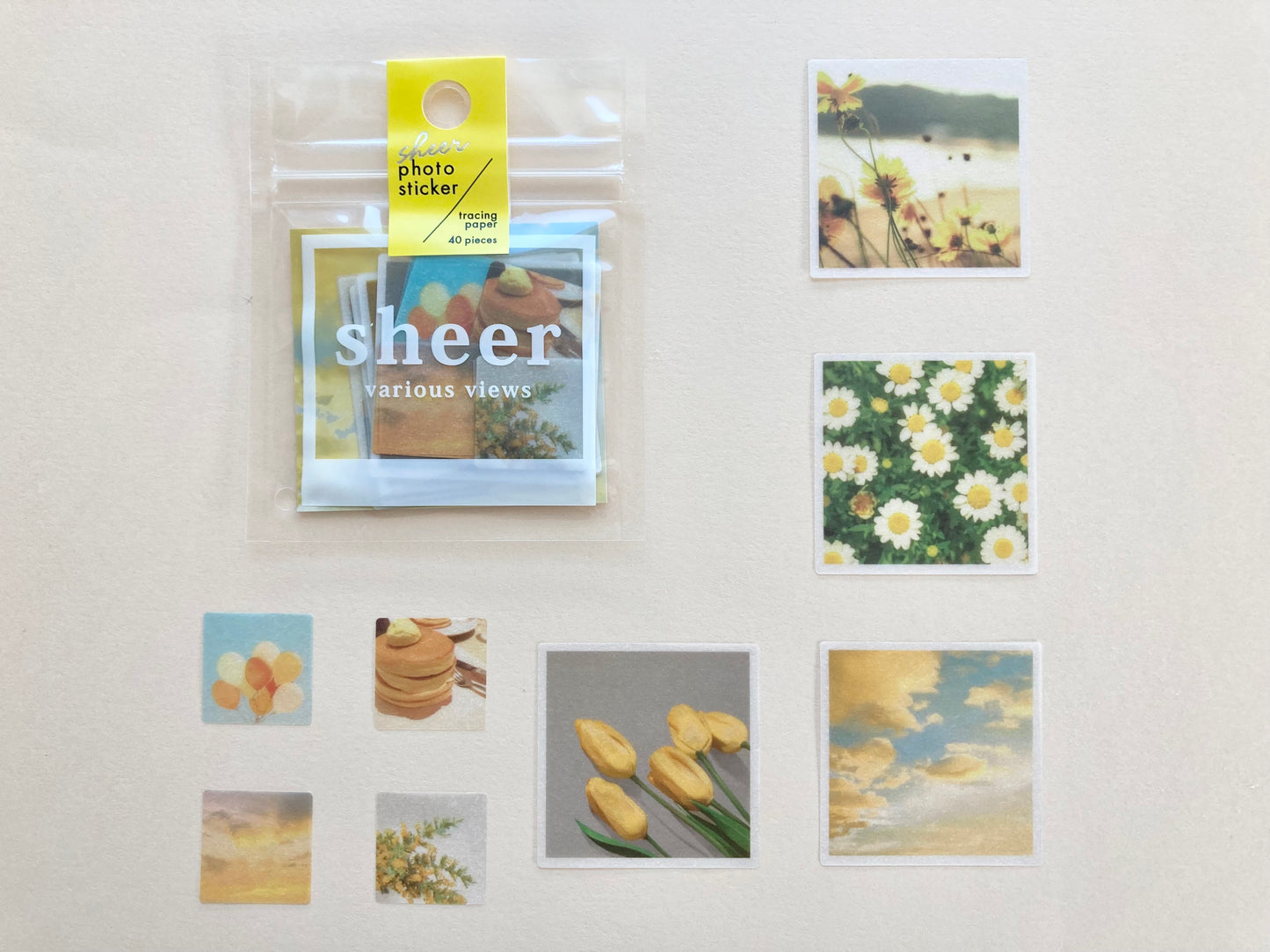 Sheer Photo Stickers