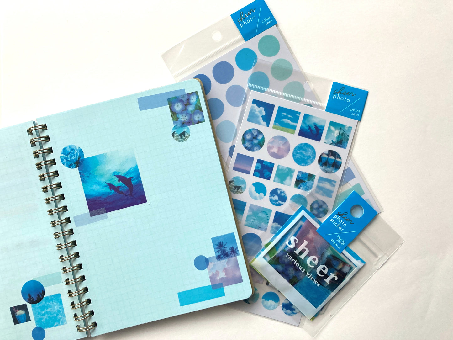 Sheer Photo Point Stickers Yellow