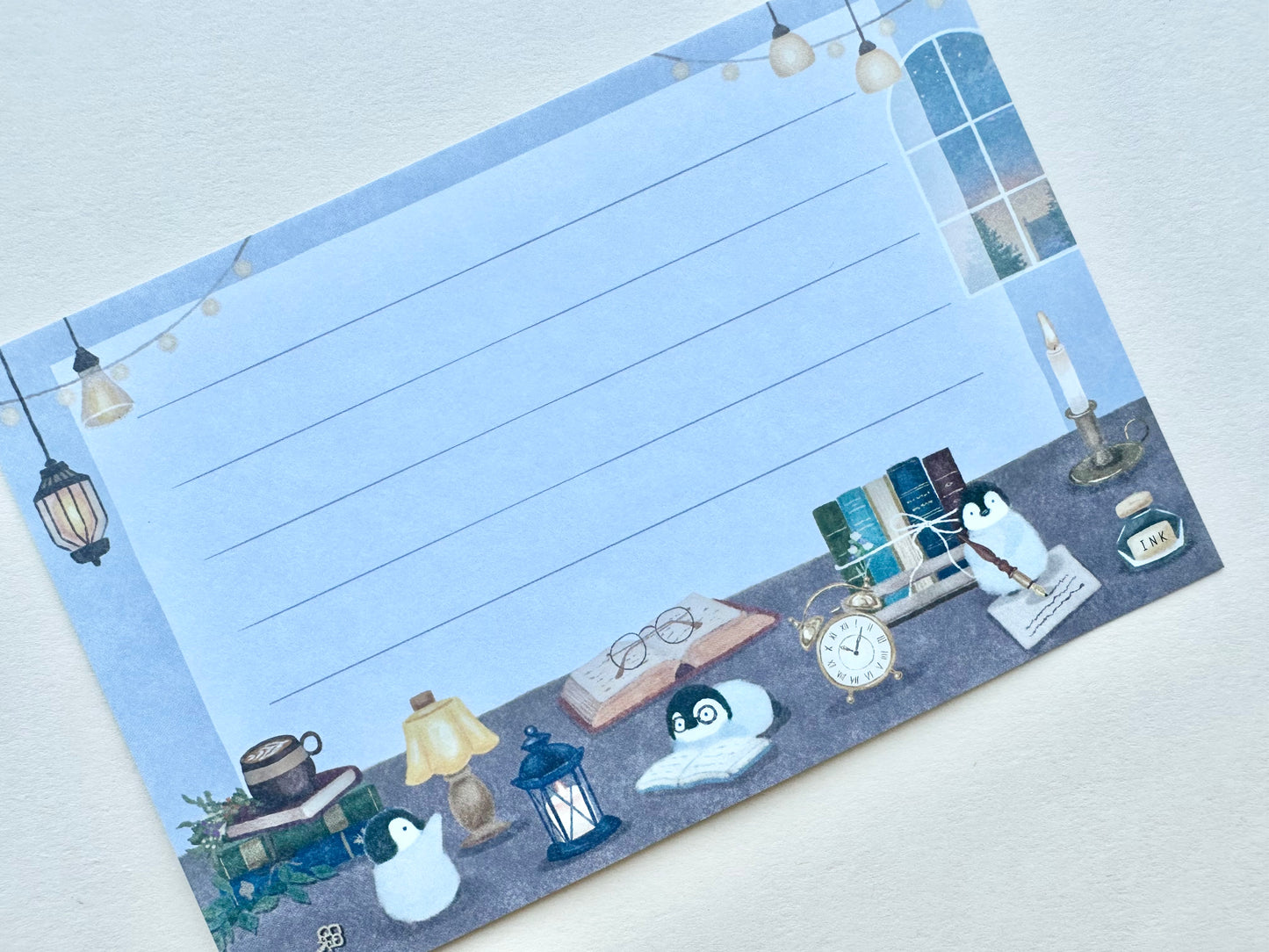 Brevsett Mattari Animals Night and Penguin