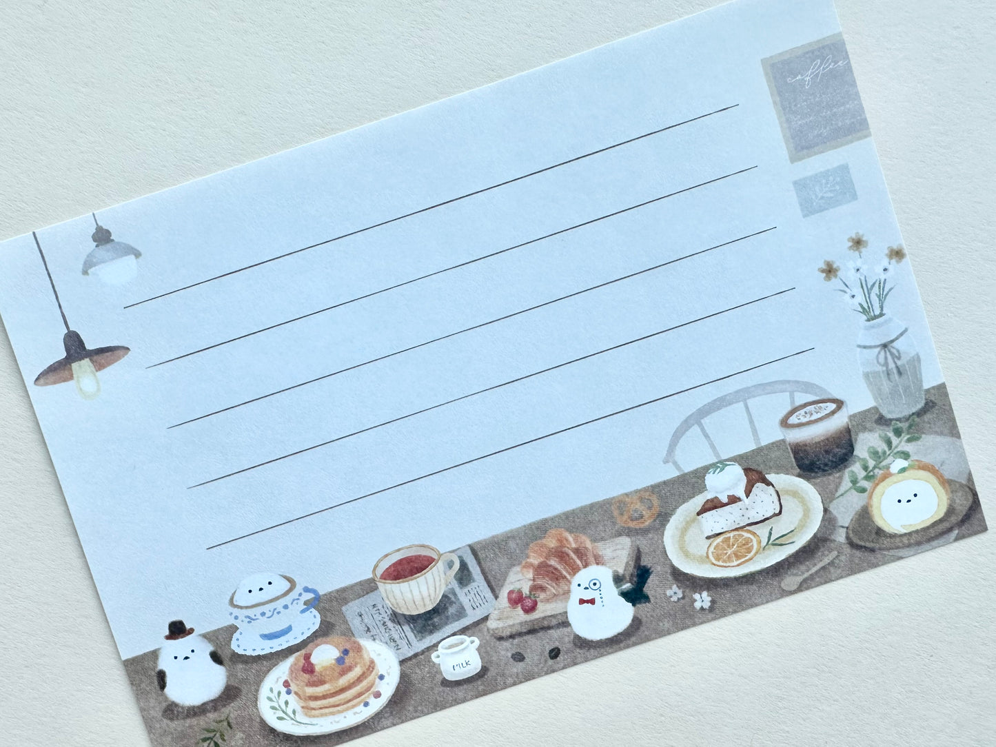 Brevsett Mattari Animals Cafe and Shimaenaga (Stjertmeis)