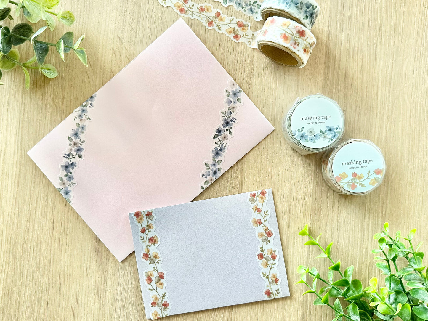 Die Cut Washitape Orange Flower