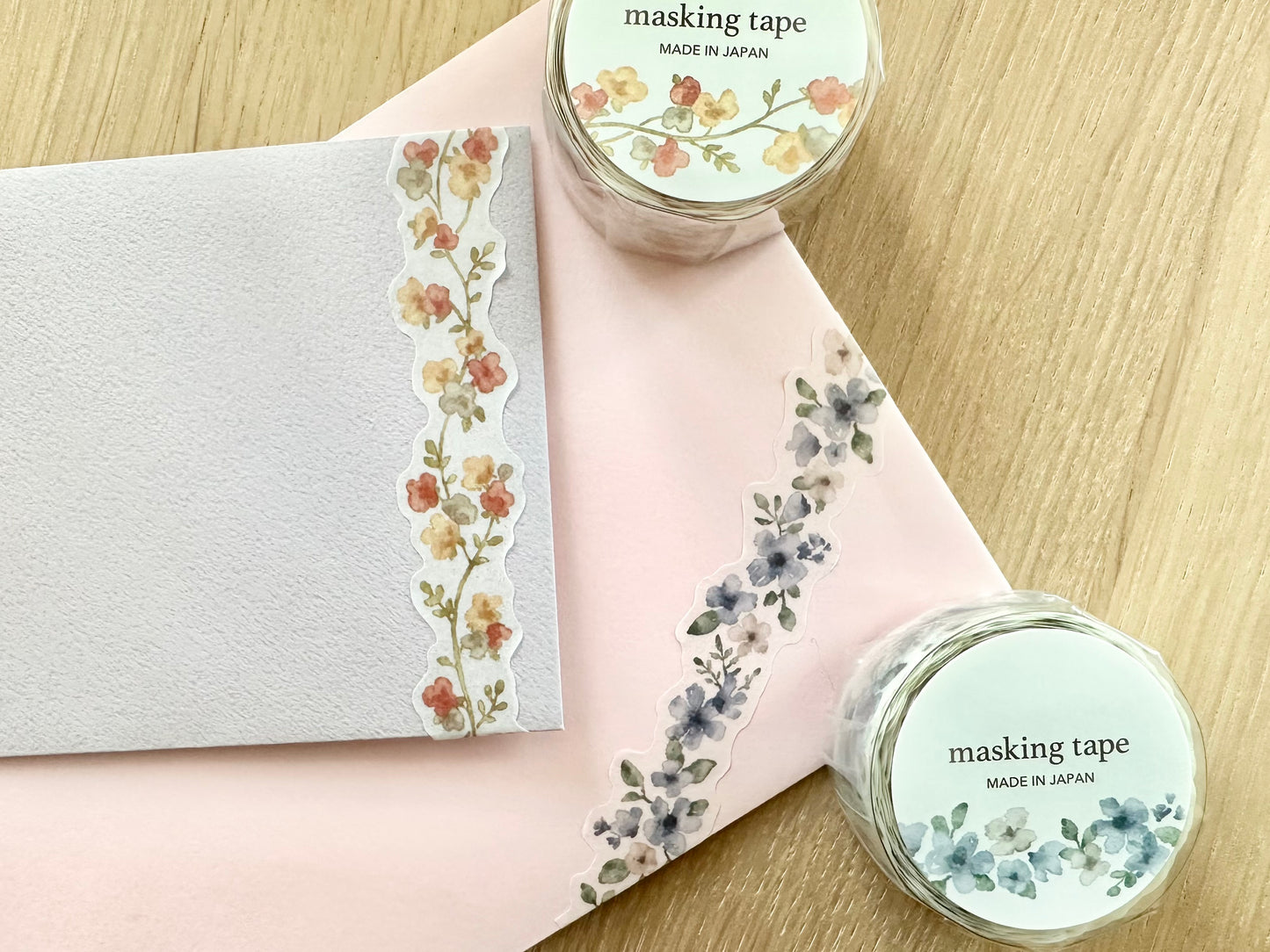 Die Cut Washitape Orange Flower