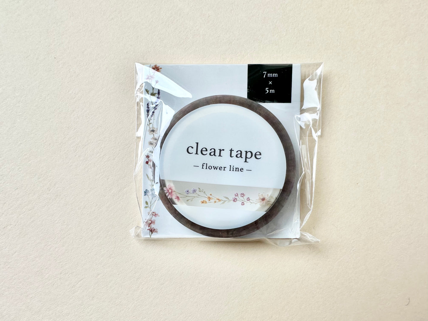 Cleartape 7mm Flower Line