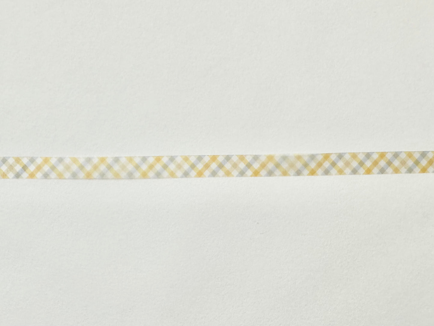 Cleartape 7mm Yellow Gingham