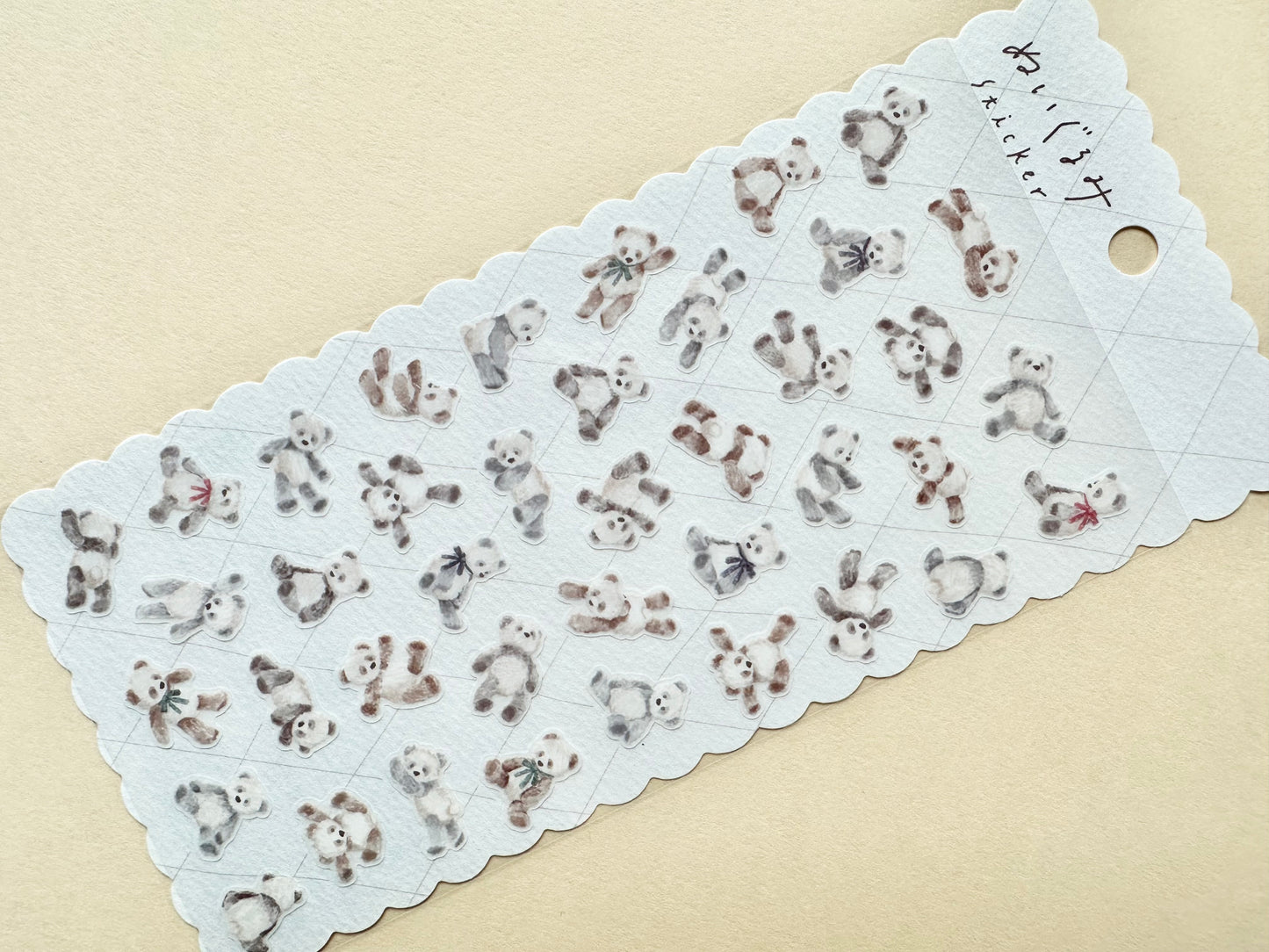 Plush Sticker Panda