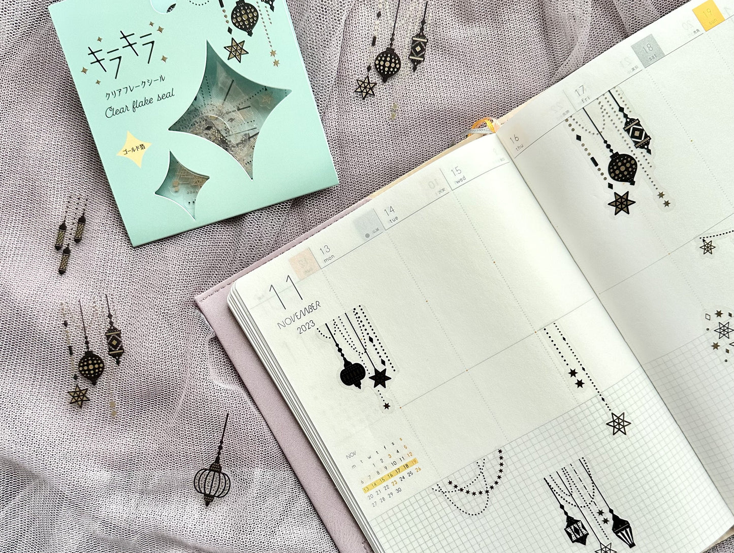 Flake Sticker Oriental Lights