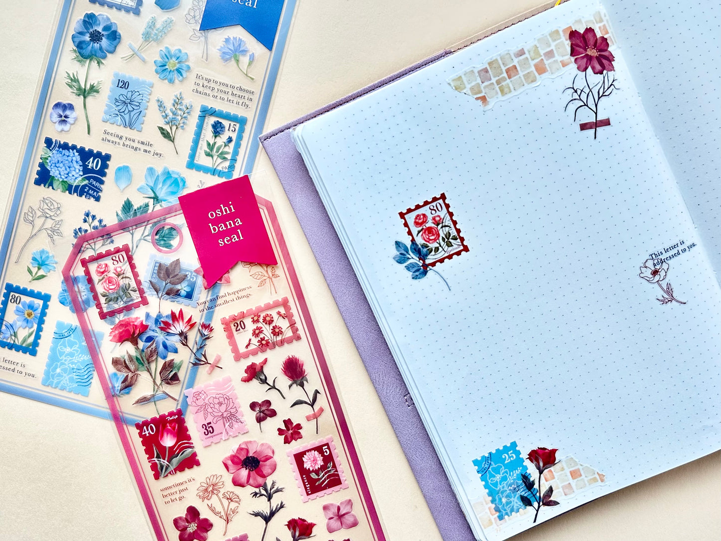 Klistermerker Oshibana Wine