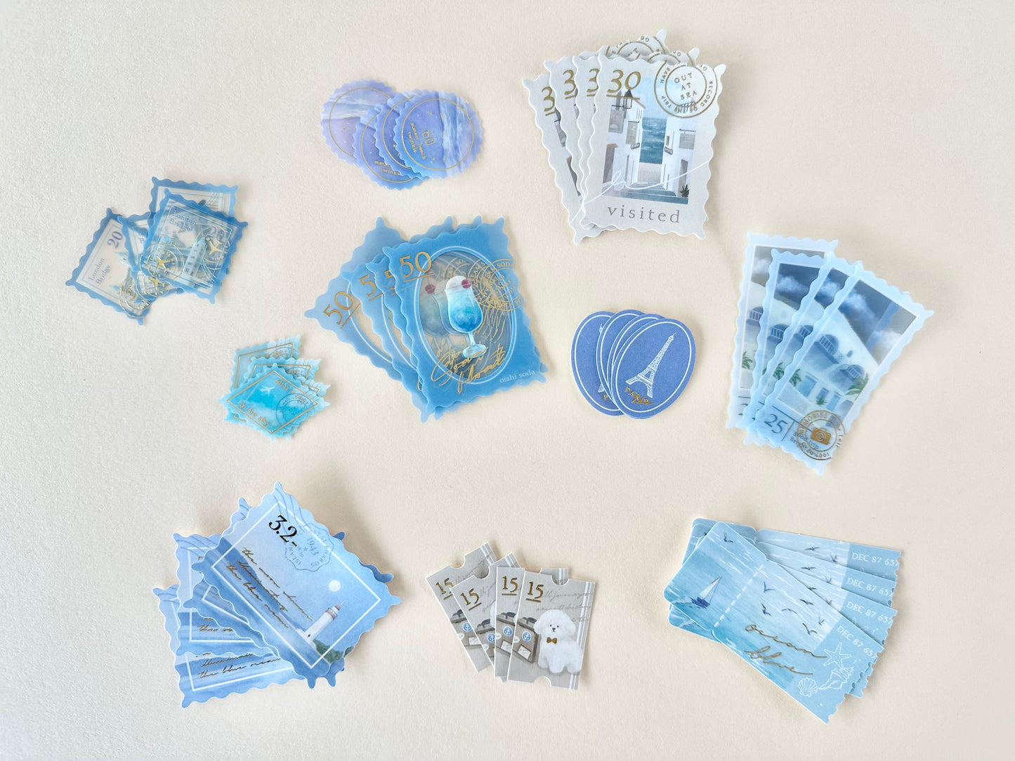 Kitterie Flake Stickers Travel