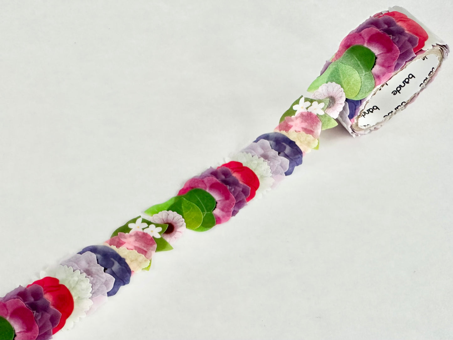 Washi Roll Sticker Anemone Bouquet