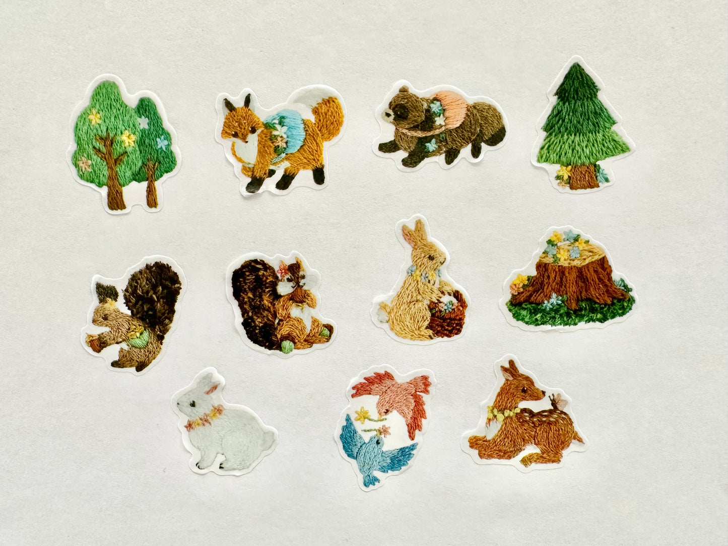 Washi Roll Sticker Blooming Forest