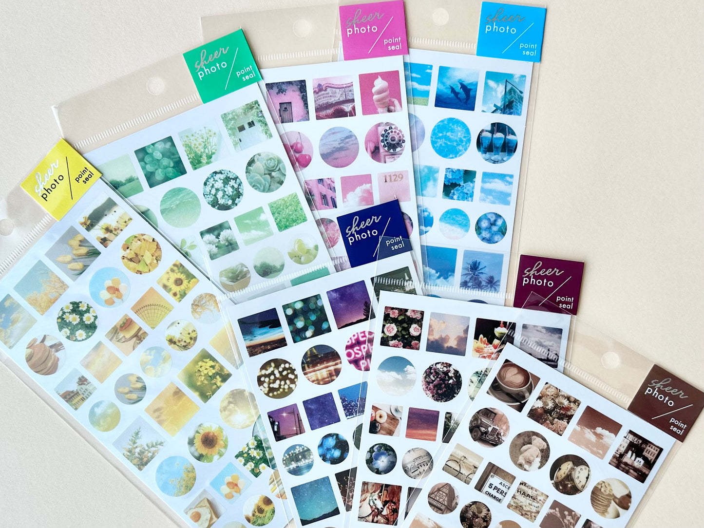 Sheer Photo Point Stickers