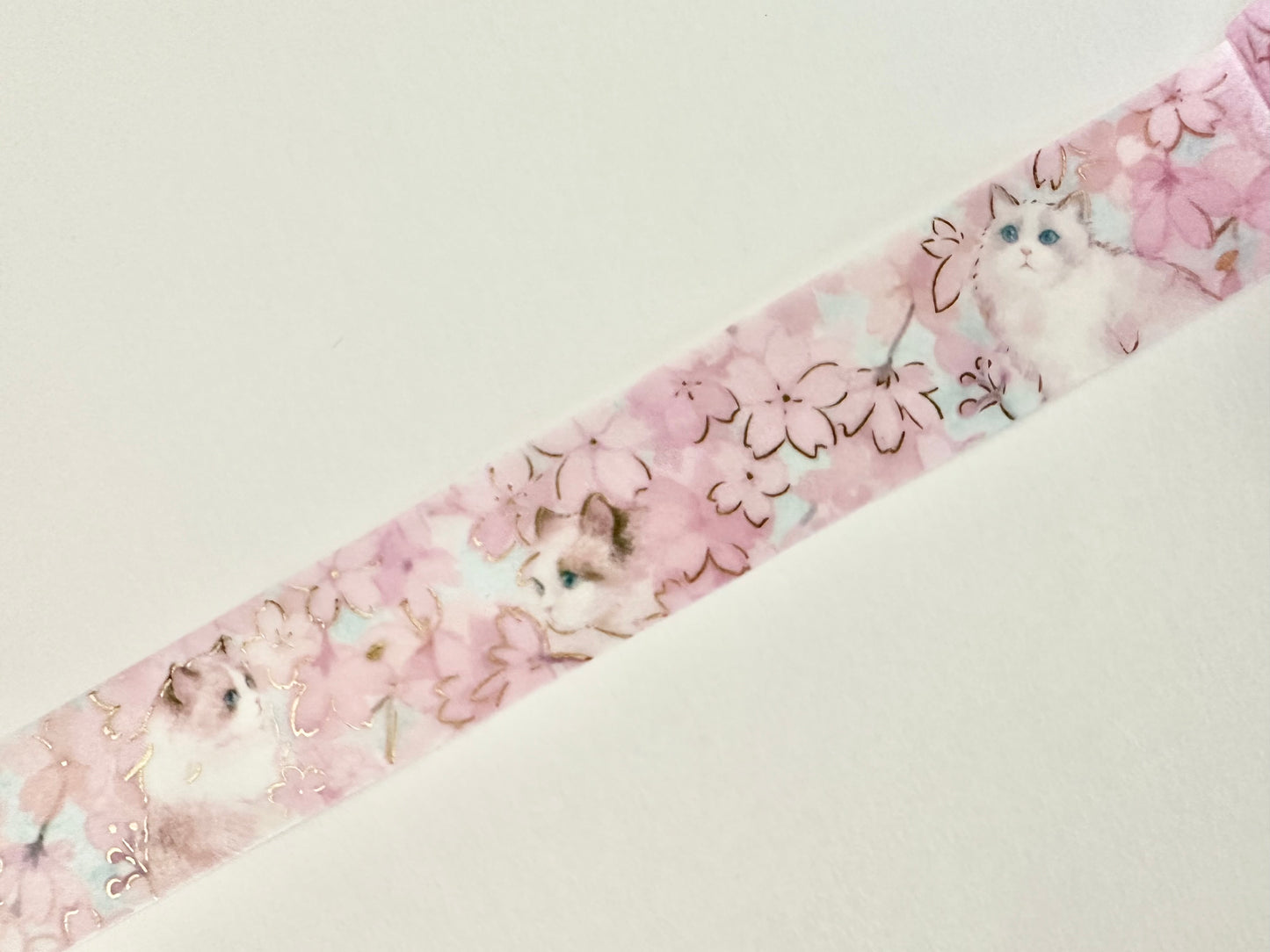 Washitape Flower and Cat - Blossom