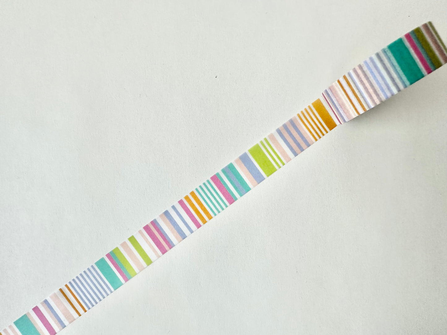 Washitape 15 mm Multi Border Pastel