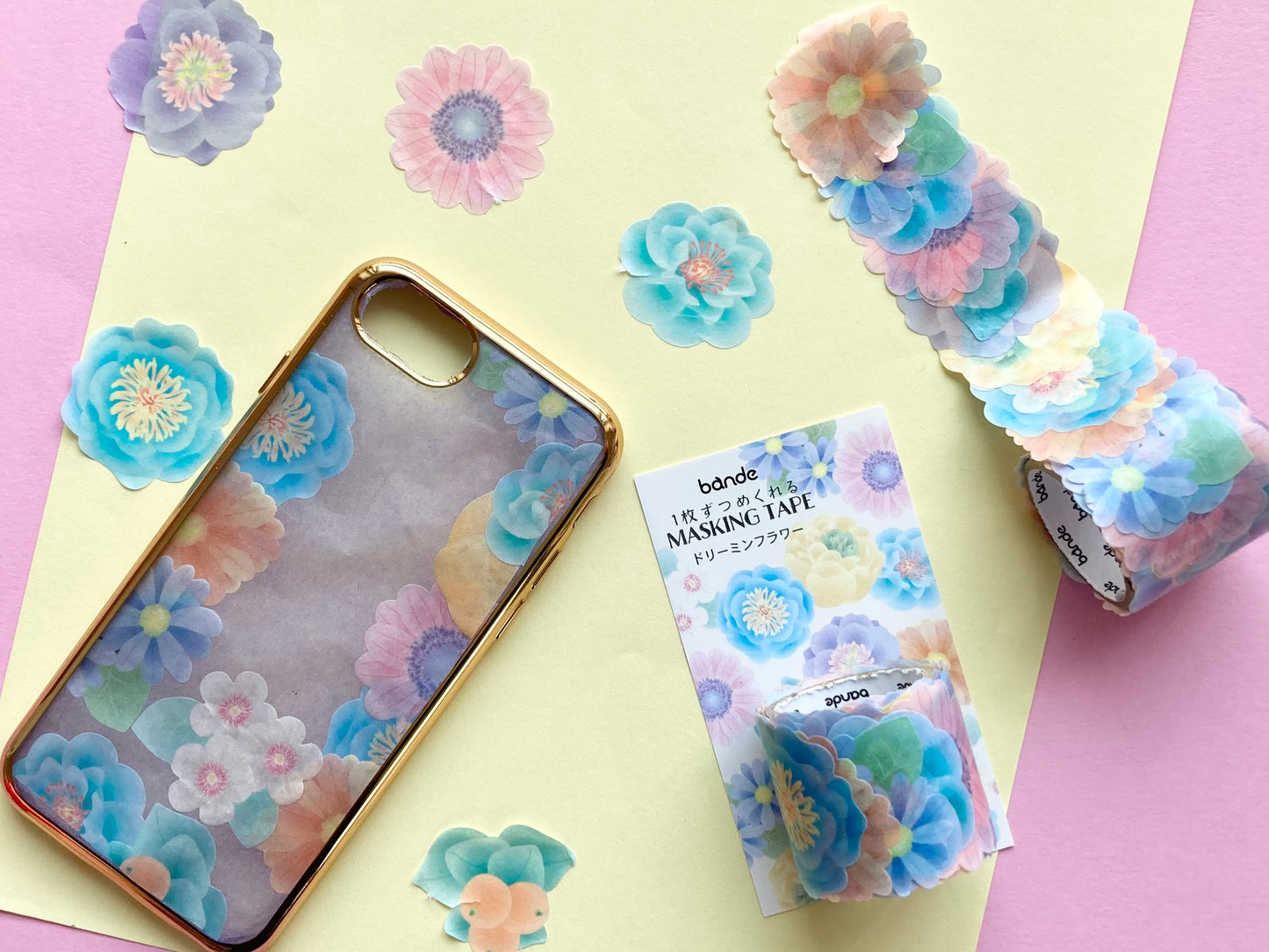 Washi Roll Sticker Dreaming Flower