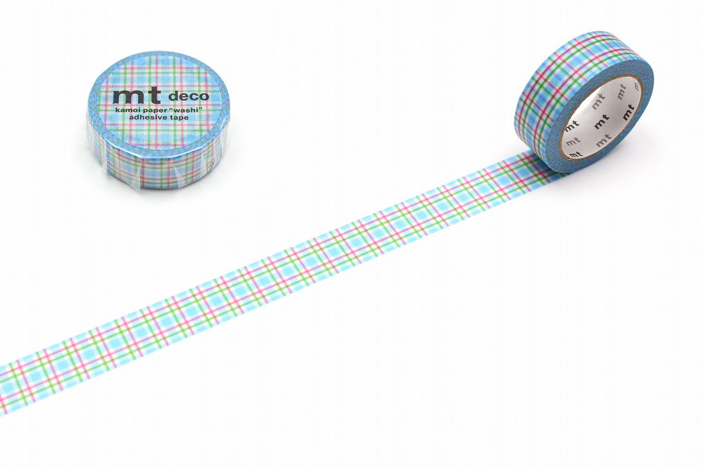 Washitape 15 mm Gingham Check Blue