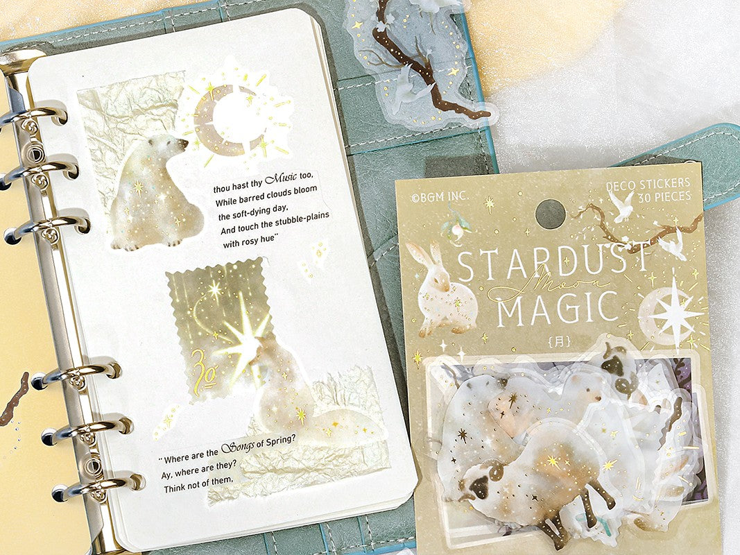 Flake Stickers Stardust Magic Moon