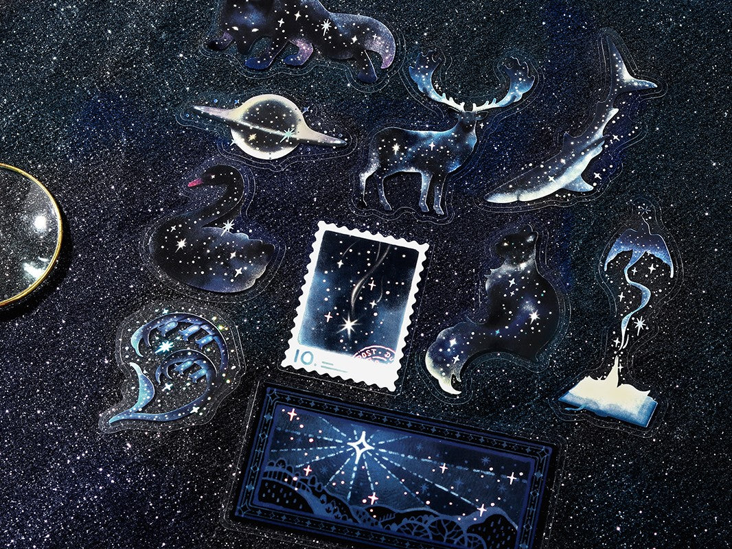 Flake Stickers Stardust Magic Black Hole