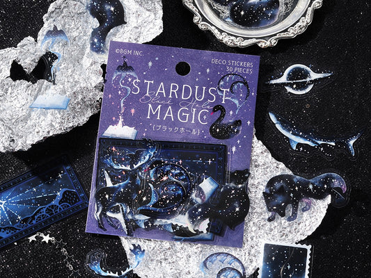 Flake Stickers Stardust Magic Black Hole
