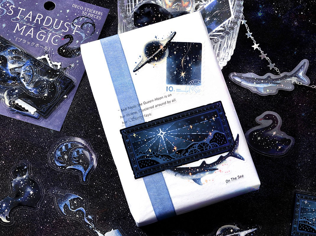 Flake Stickers Stardust Magic Black Hole