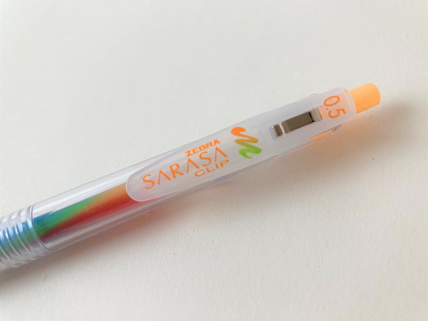 Zebra Sarasa Clip Pen Marble colors