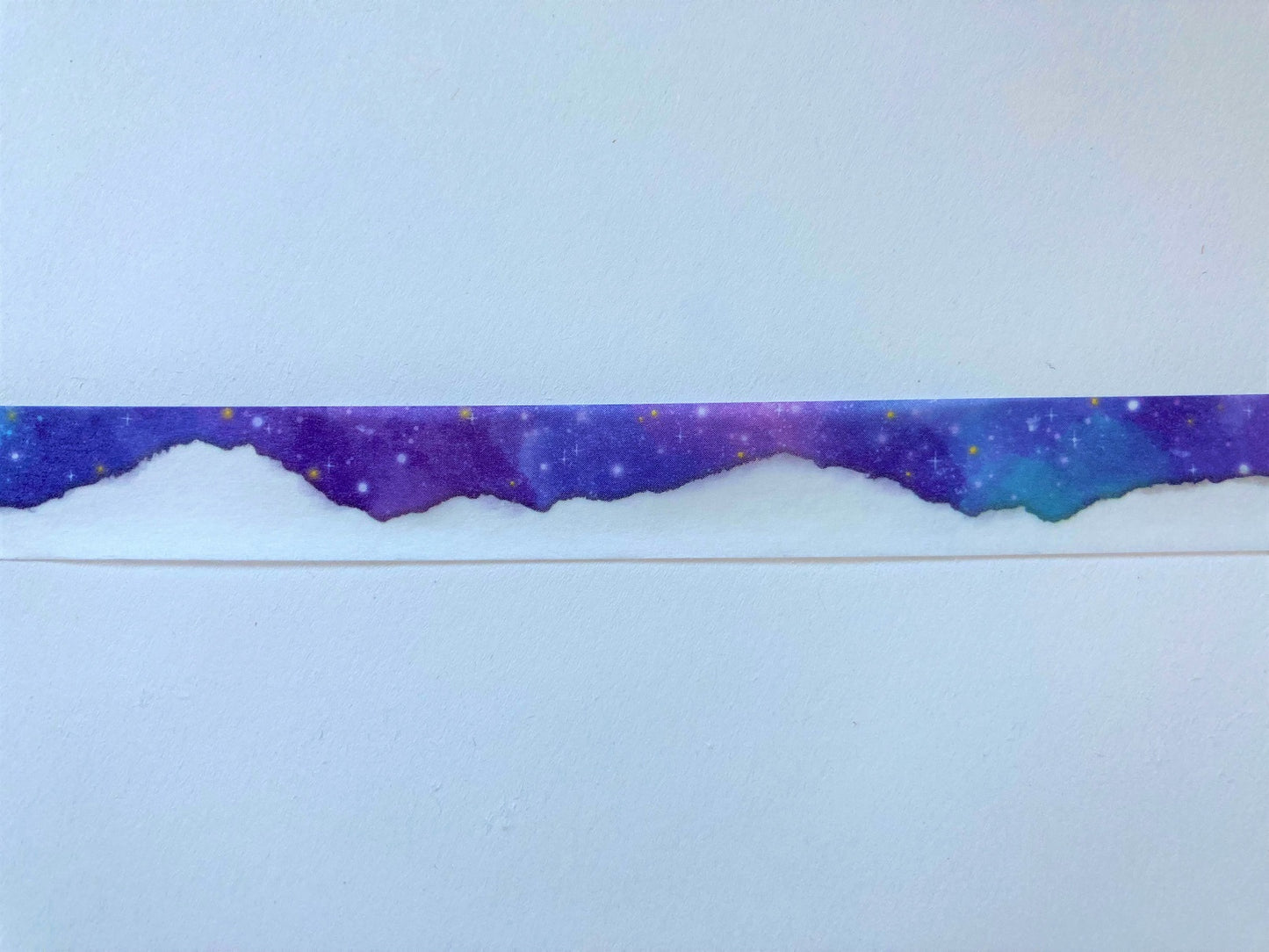 Washitape Hvit Bakgrunn Stjernehimmel