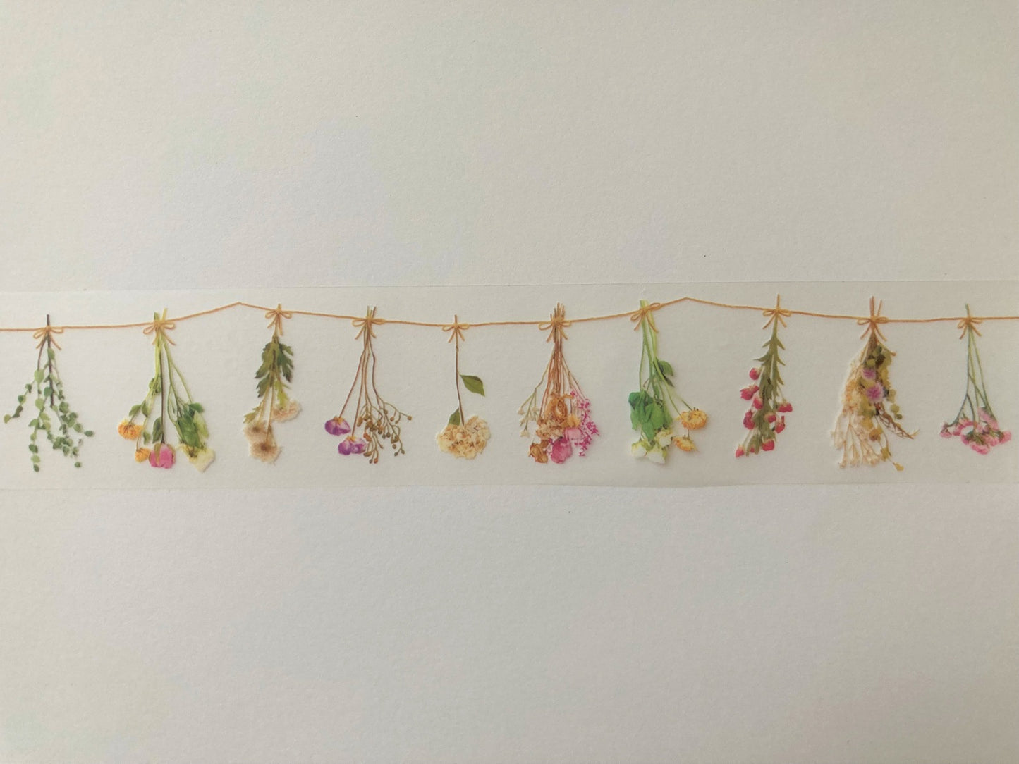Cleartape 30mm Floral Garland