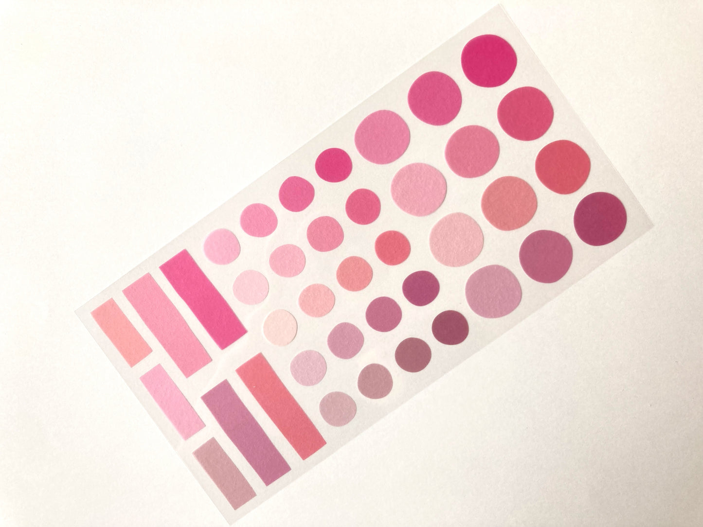 Sheer Photo Color Stickers