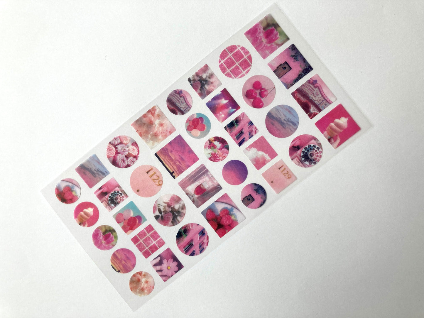 Sheer Photo Point Stickers