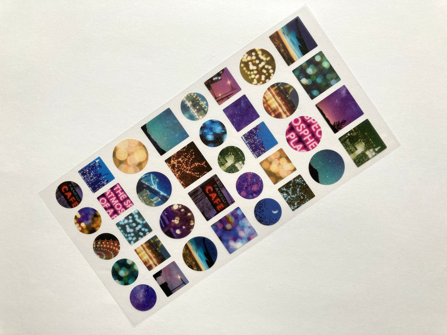 Sheer Photo Point Stickers