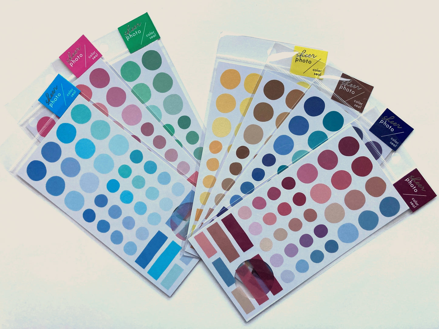 Sheer Photo Color Stickers