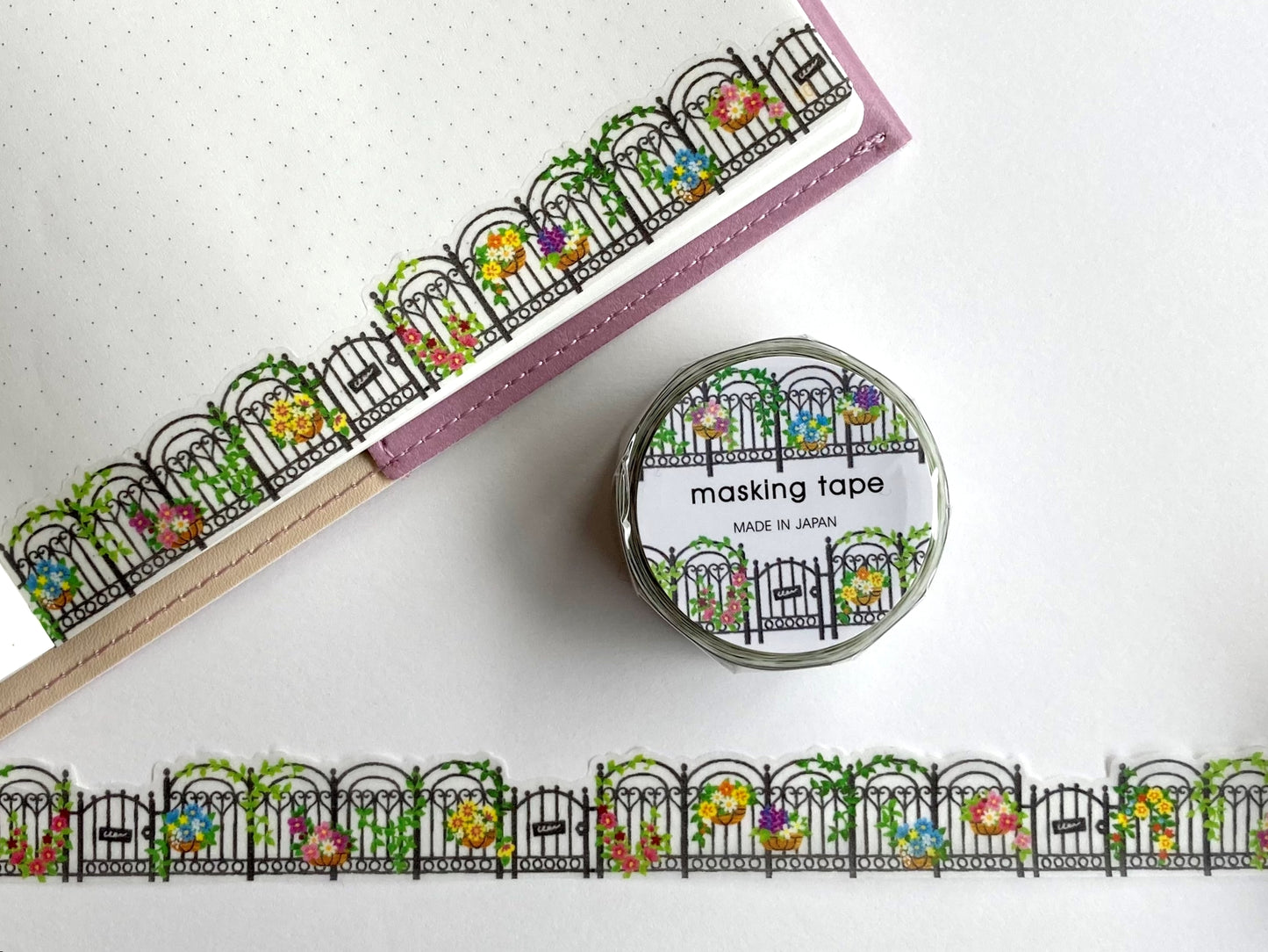 Die Cut Washitape Garden Fence
