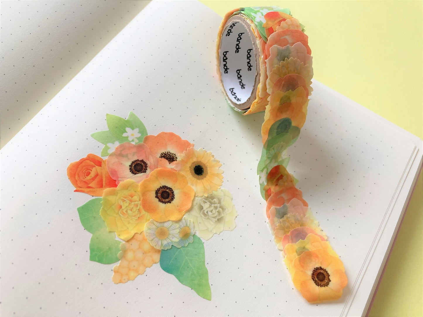 Washi Roll Sticker Anemone