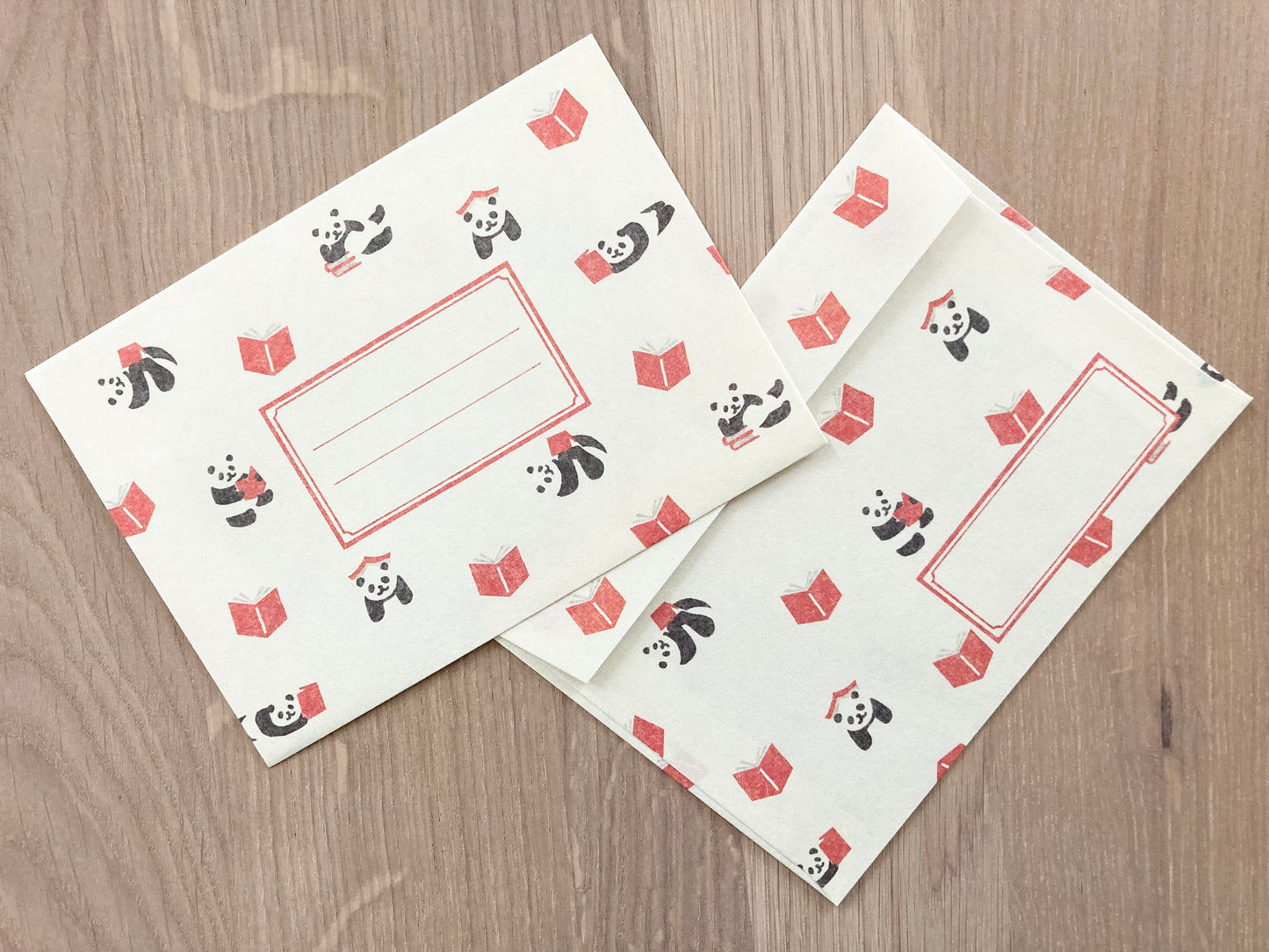 Brevsett Panda og Bok