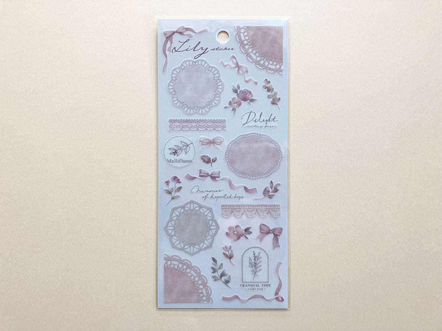 Klistermerker Lily Sticker Classic Pink