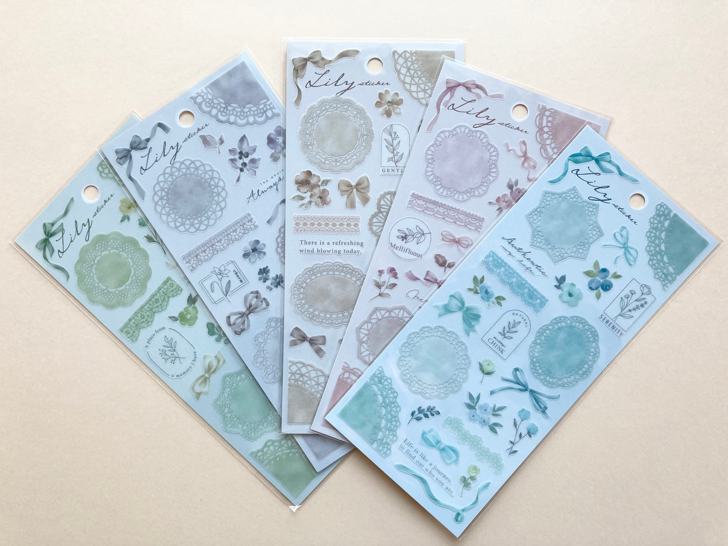 Klistermerker Lily Sticker Classic Pink