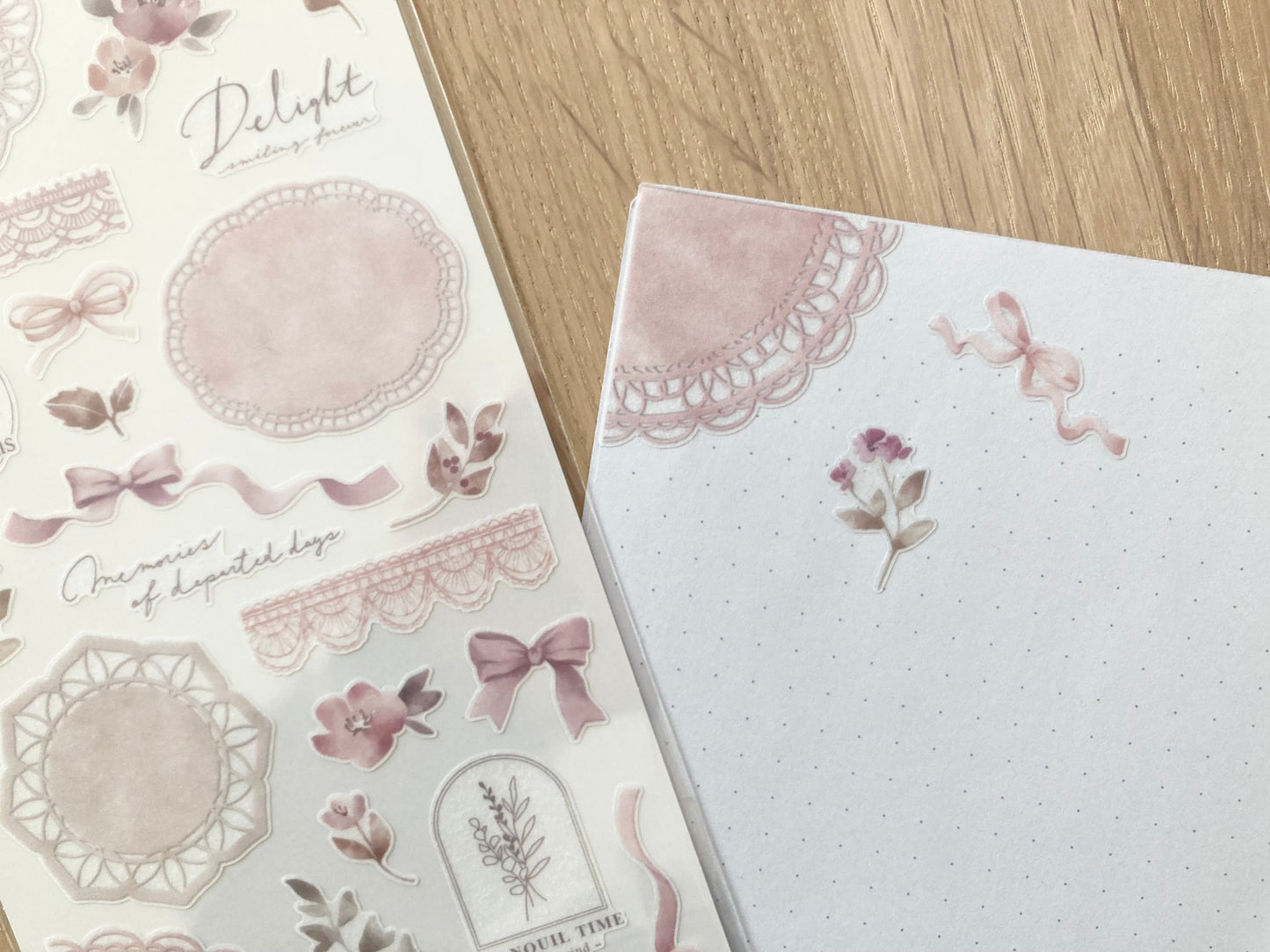 Klistermerker Lily Sticker Pearl Blue