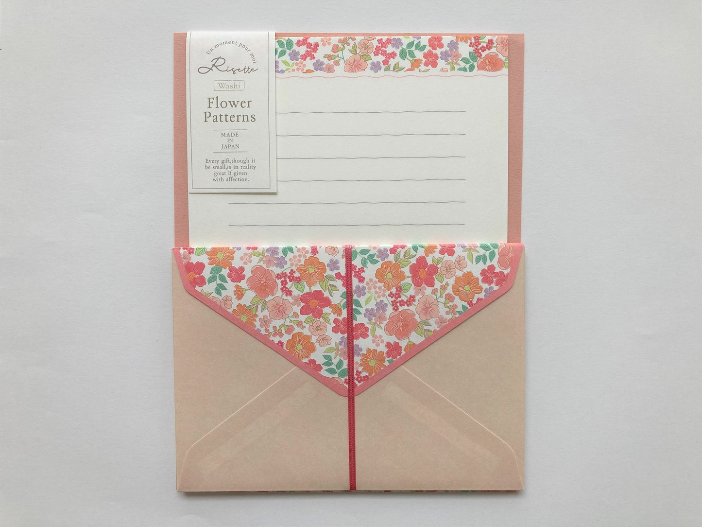 Brevsett Risette Rosa