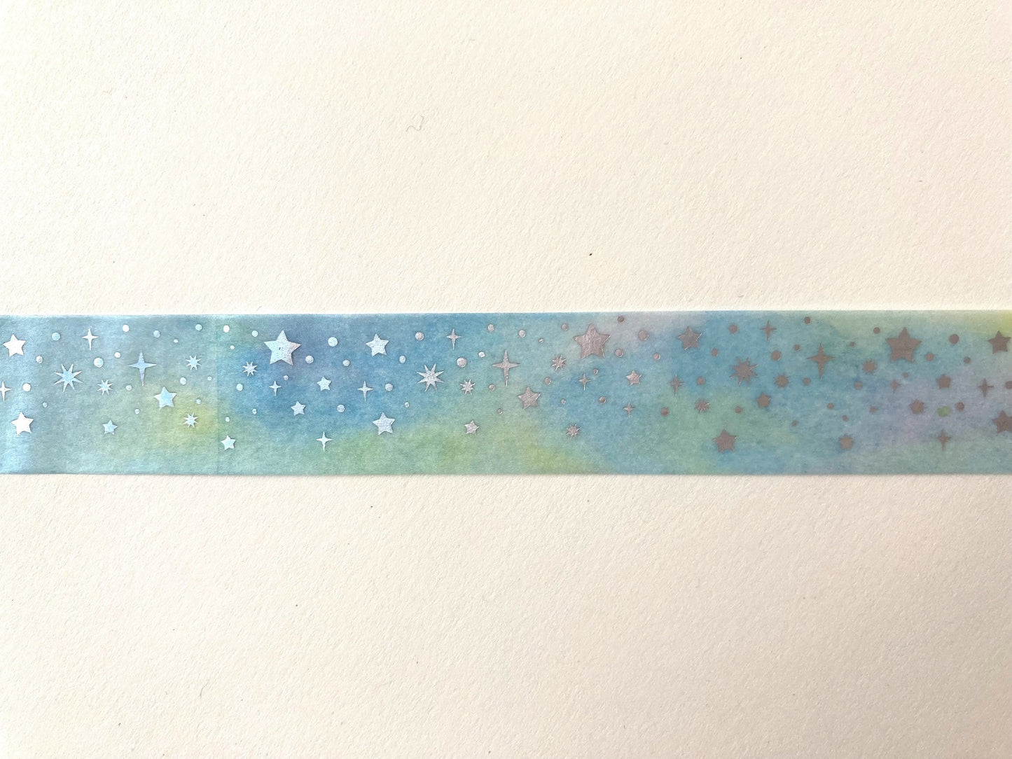 Washitape Light Blue Star