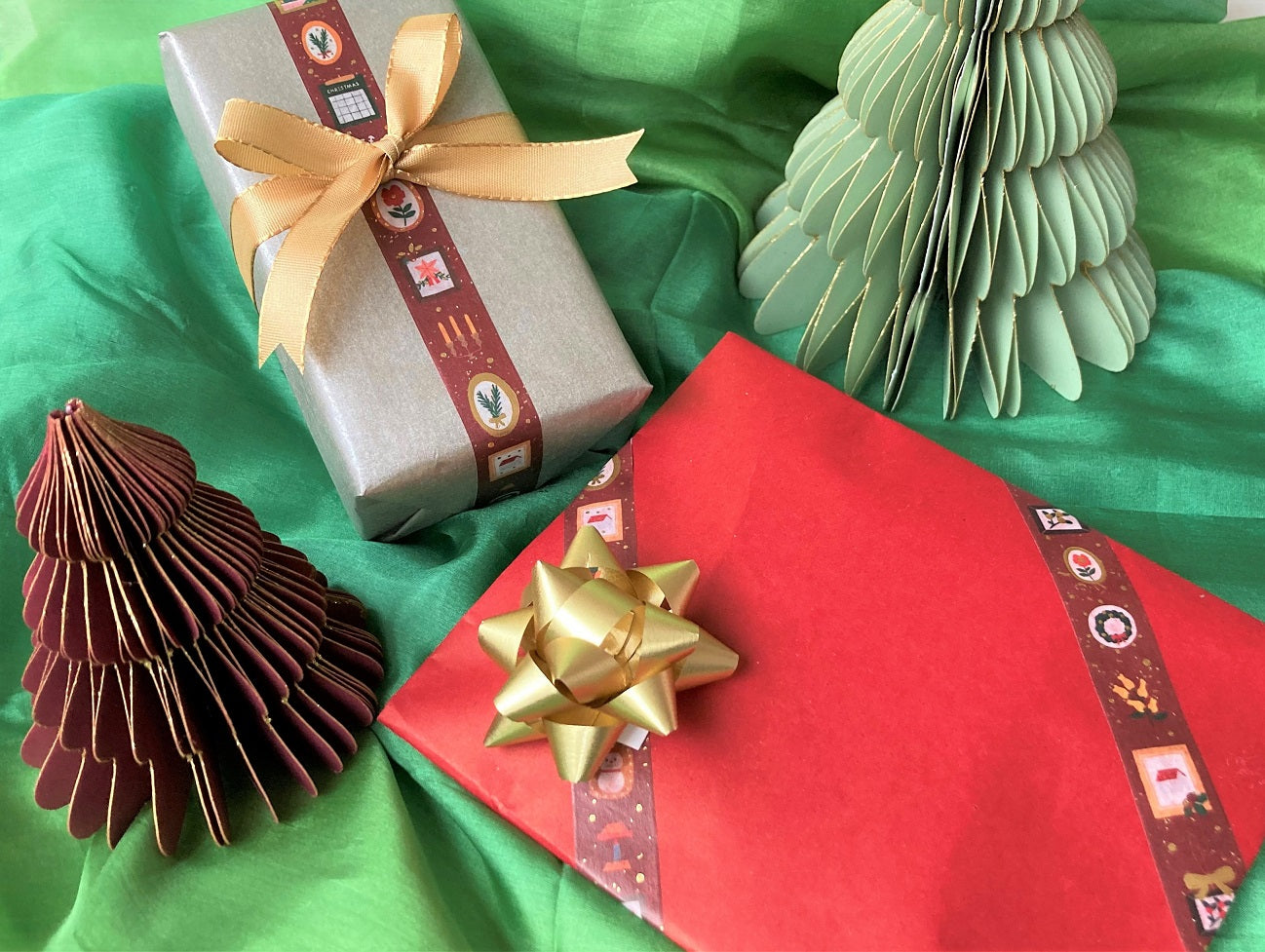 Washitape Christmas Red