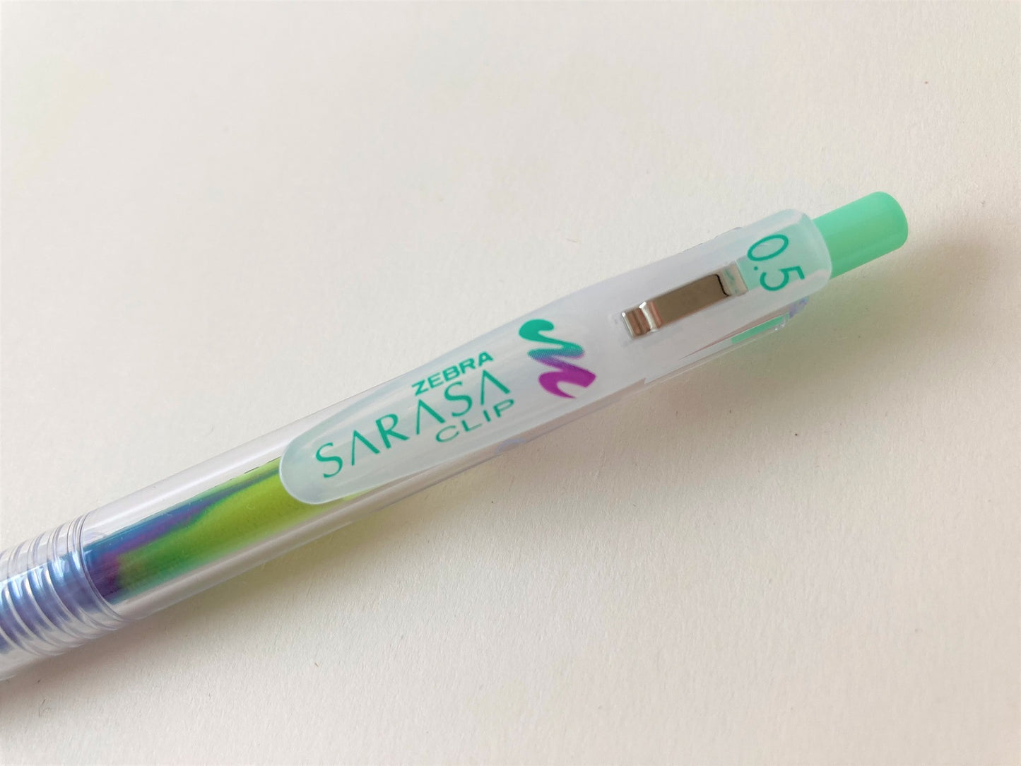Zebra Sarasa Clip Pen Marble colors
