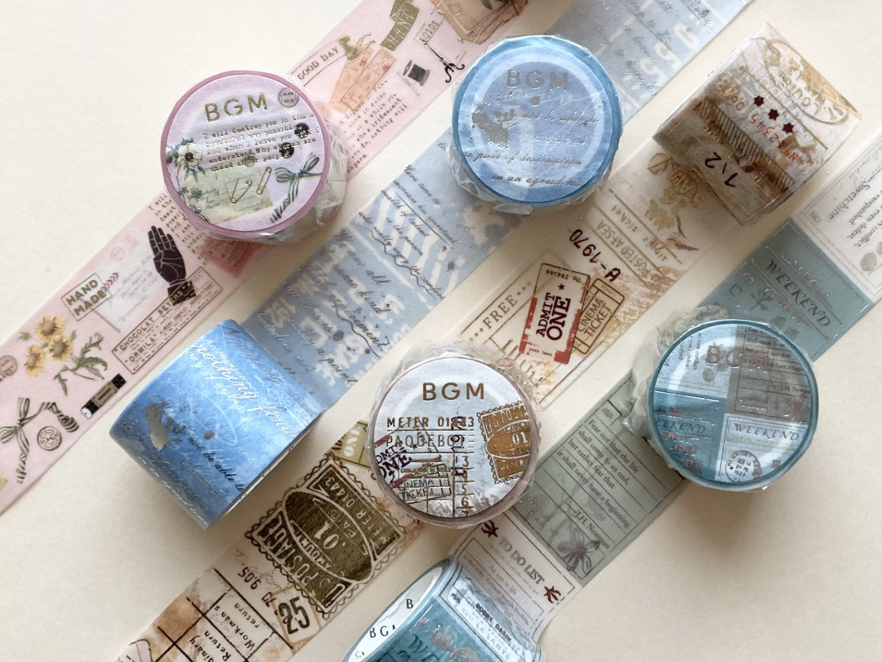 Washitape 30mm Poem Craft