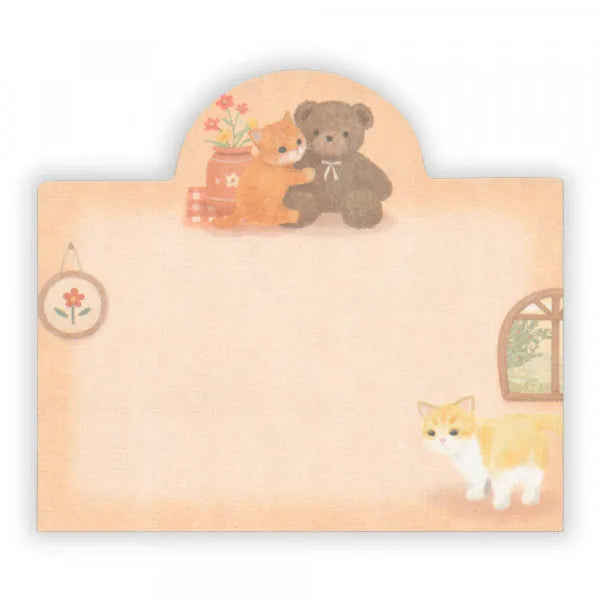 Sticky Notes Mattari Animals Room and Kitten