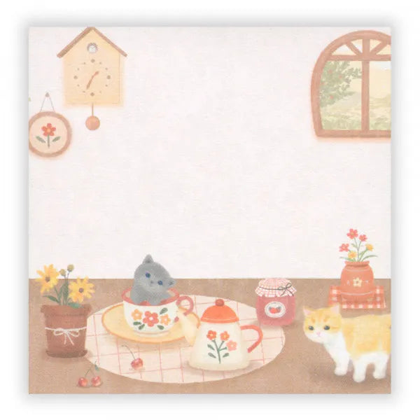 Sticky Notes Mattari Animals Room and Kitten